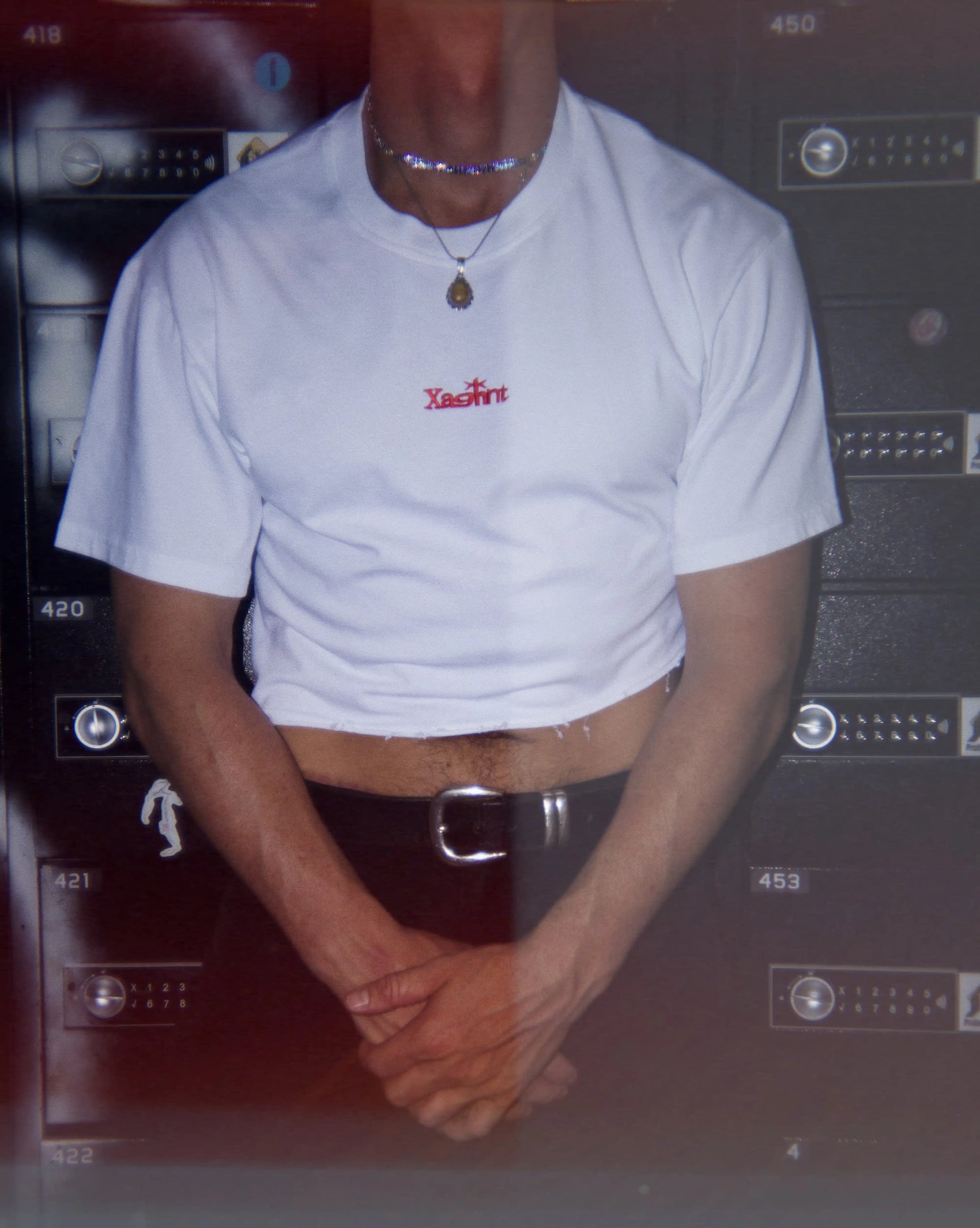 Gekürztes Boxy-T-Shirt